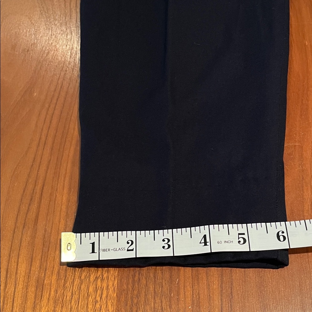 EUC Vintage Adrienne Vittadini Black Wool Blend High Waisted Pants - Picture 8 of 11